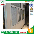 Nueva venta caliente pvc inclinación y giro ventana de persianas WJ ventana de vidrio de diseño nuevo con persianas